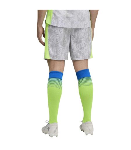 Short De Foot Motif/style Manchester City Fc 2025/2026 Homme Gris Vert Puma