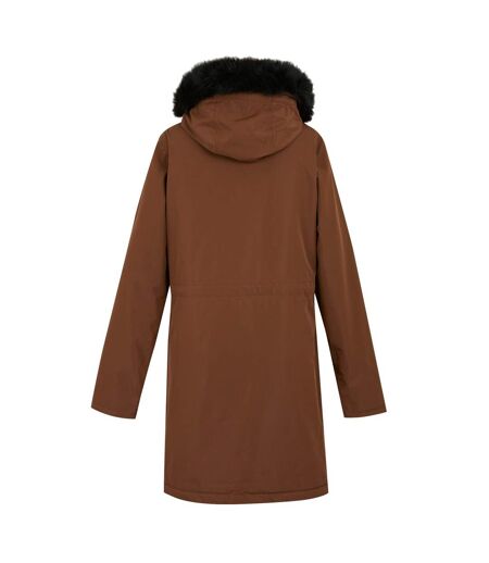 Parka sabinka femme marron foncé Regatta