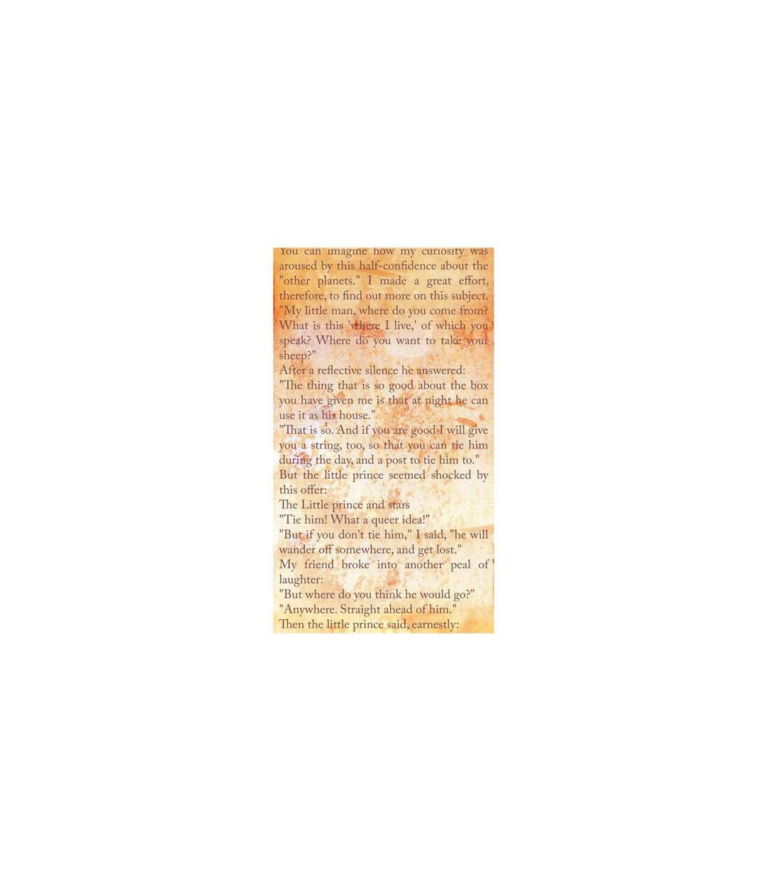 Papier Peint The Little Prince Message of Love 50x1000cm-2