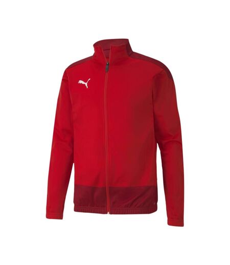 Veste zippée rouge homme puma teamgoal - l