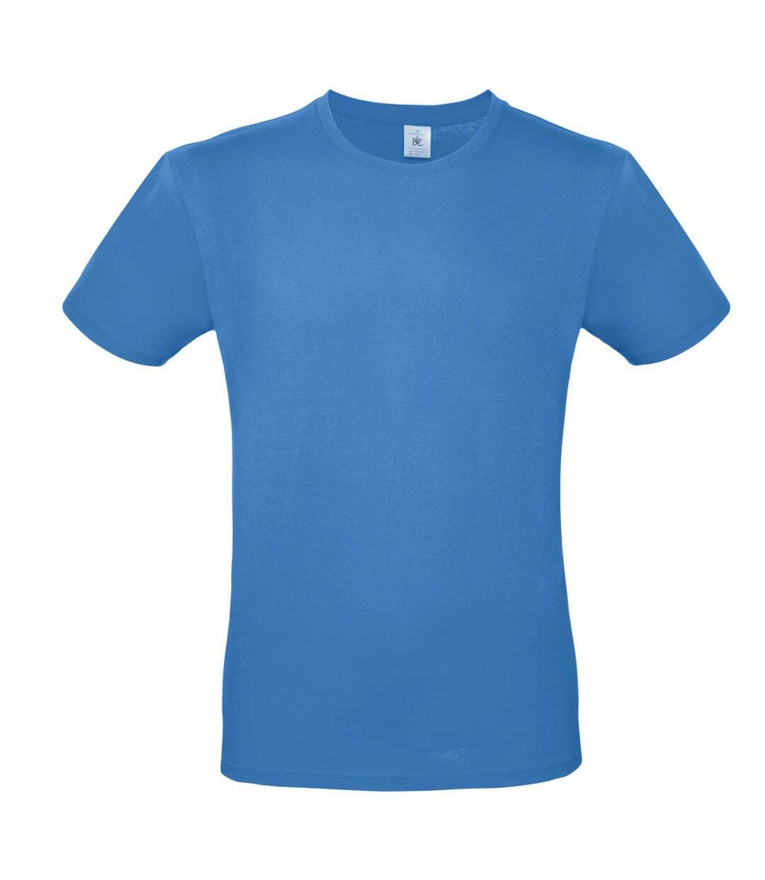 T-shirt manches courtes homme bleu azur B&C-1