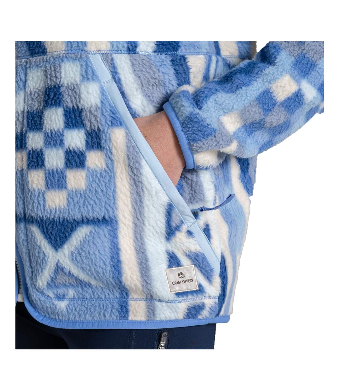 Veste Polaire Motif/style À Motifs Dante Femme Bleu Craghoppers-4