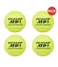 Pack of 4  Atp championship tennis balls  one size yellow Dunlop