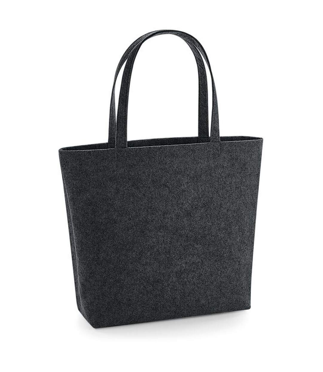 Sac de courses taille unique charbon chiné Bagbase-2