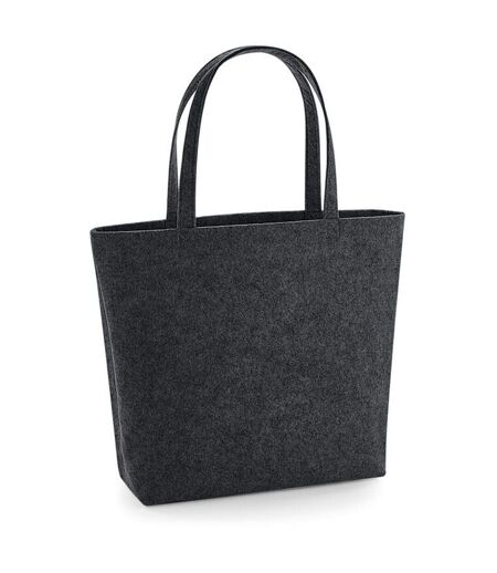 Sac de courses taille unique charbon chiné Bagbase