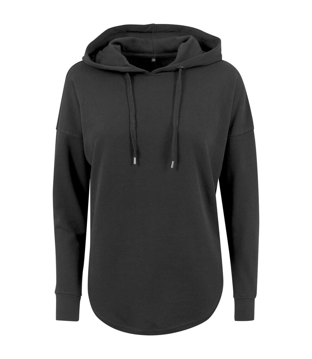 Build Your Brand Womens/Ladies Oversized Hoodie (Black)