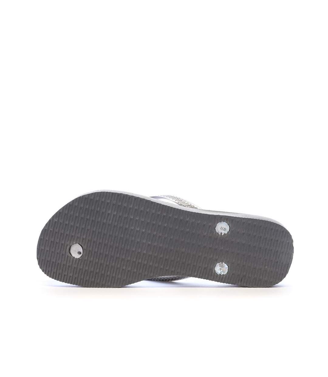 Tongs gris femme havaianas slim logo infradito-2