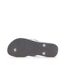 Tongs gris femme havaianas slim logo infradito-2