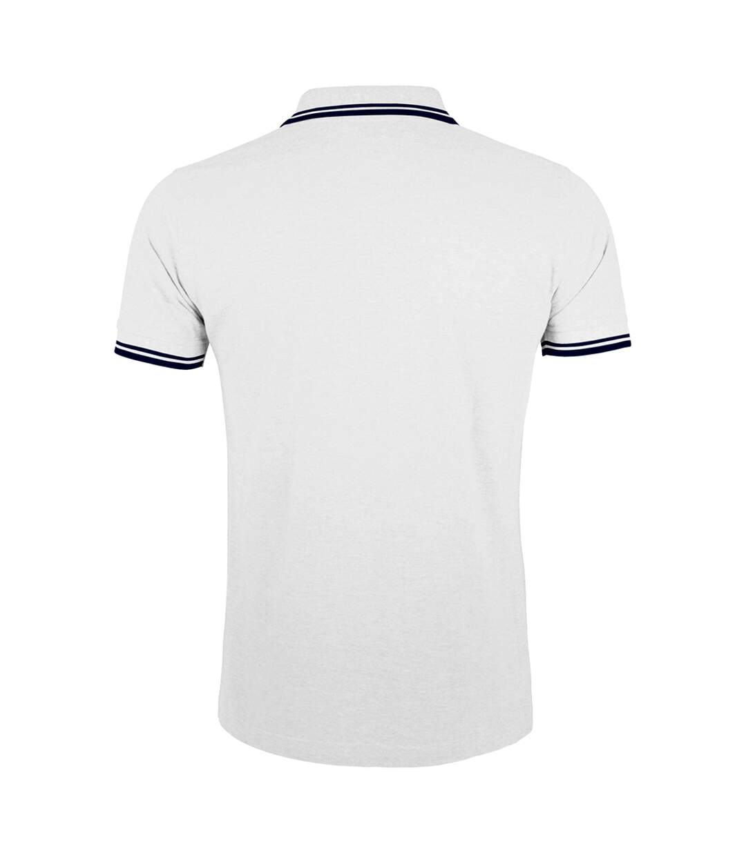 SOLS - Polo manches courtes PASADENA - Homme (Blanc/bleu marine) - UTPC2431