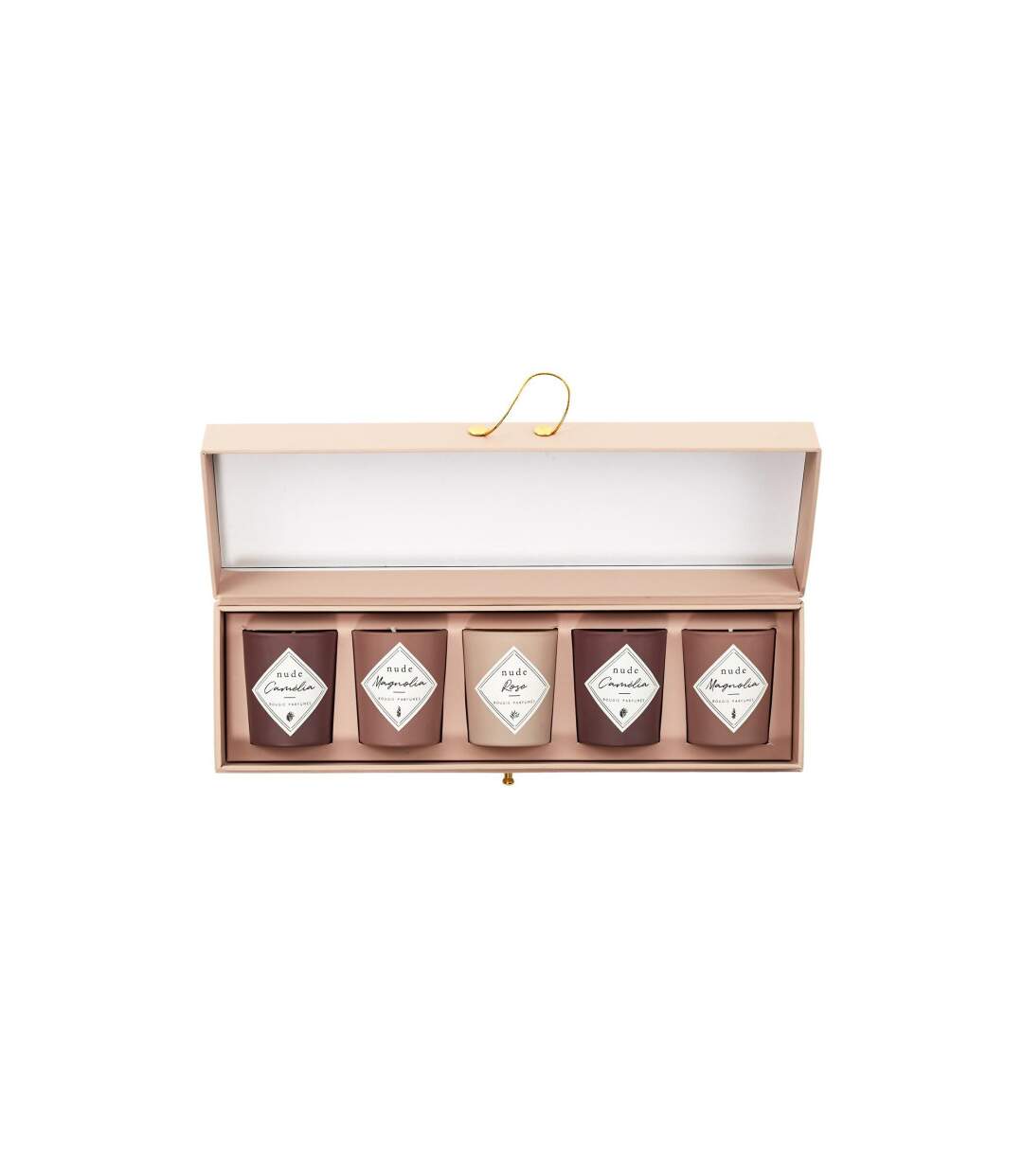 Lot de 5 Bougies Parfumées Coffret 5cm Nude-1