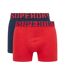 x2 boxers rouge/marine homme superdry m3110340a - xxl-1