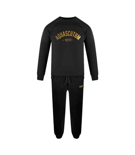 Ensemble De Survêtement Old School Homme Noir Aquascutum