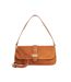 Delsees Suede Shoulder Bag One Size Tan Dune London-1