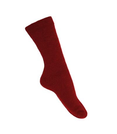 Simply Essentials Womens/Ladies Heat For Your Feet Thermal Socks (Red) - UTUT1558