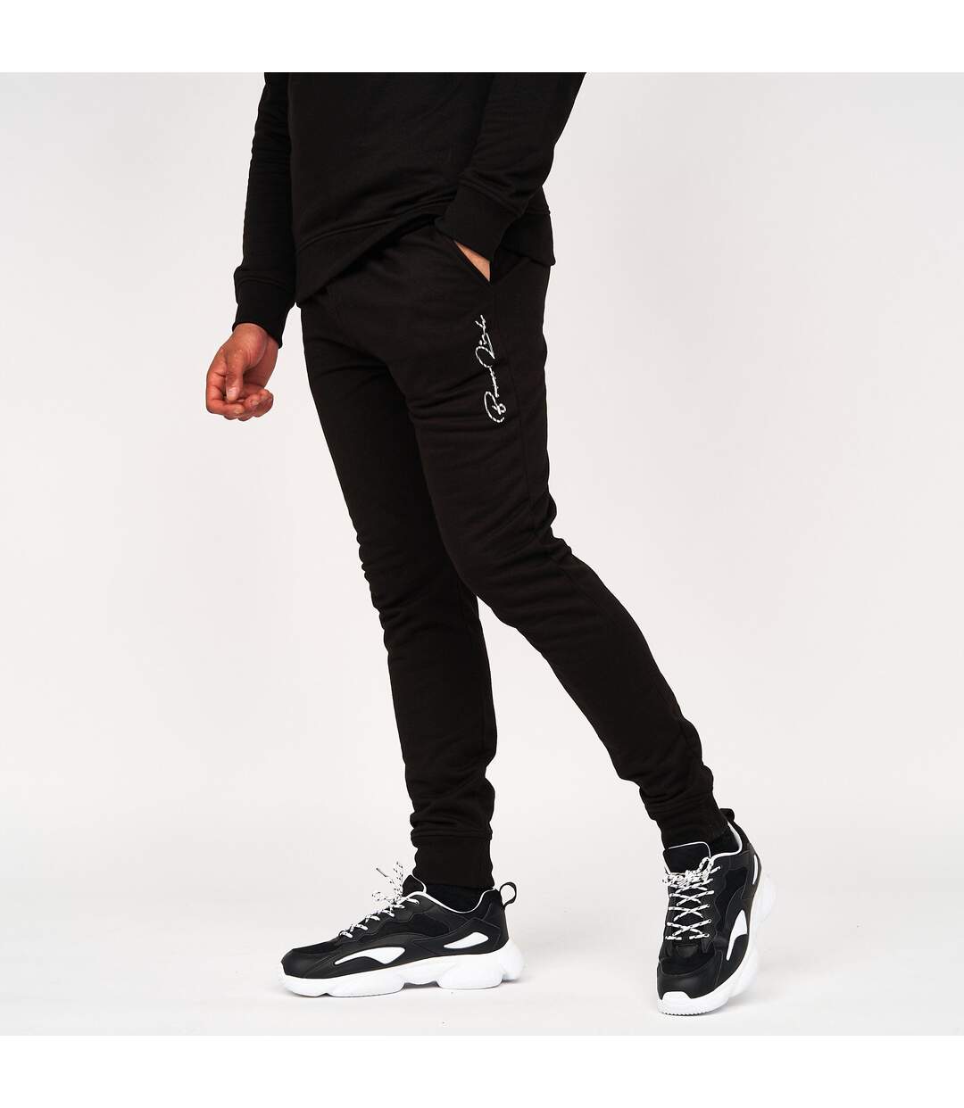 Pantalon de jogging kebano homme noir Born Rich-1