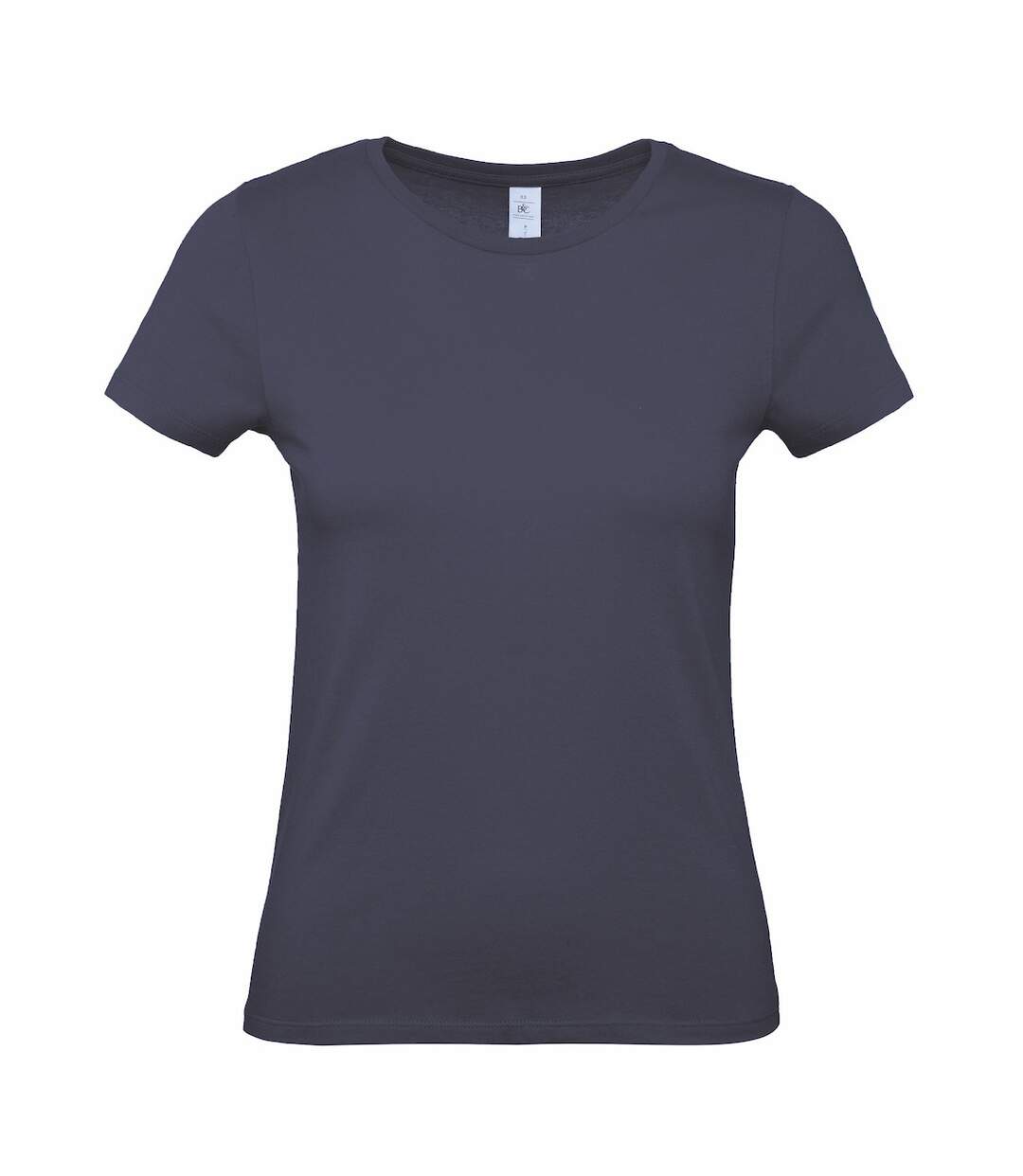 T-shirt femme bleu marine foncé B&C-1