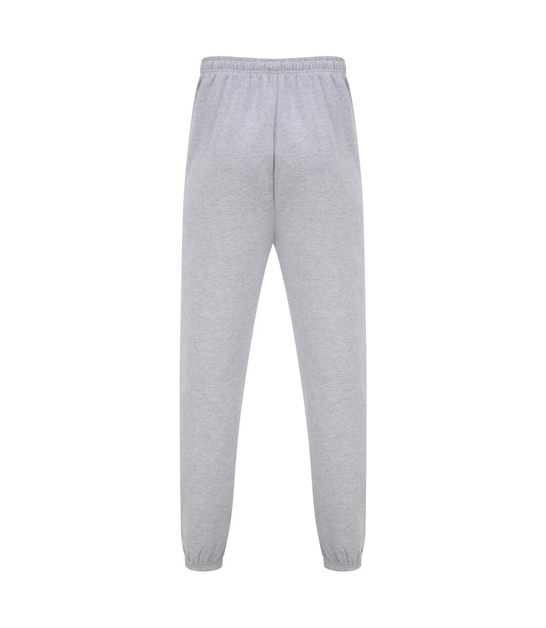 Pantalon de jogging homme gris chiné Casual Classics