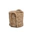 Cache-Pot Rond Design Anses 35cm Naturel