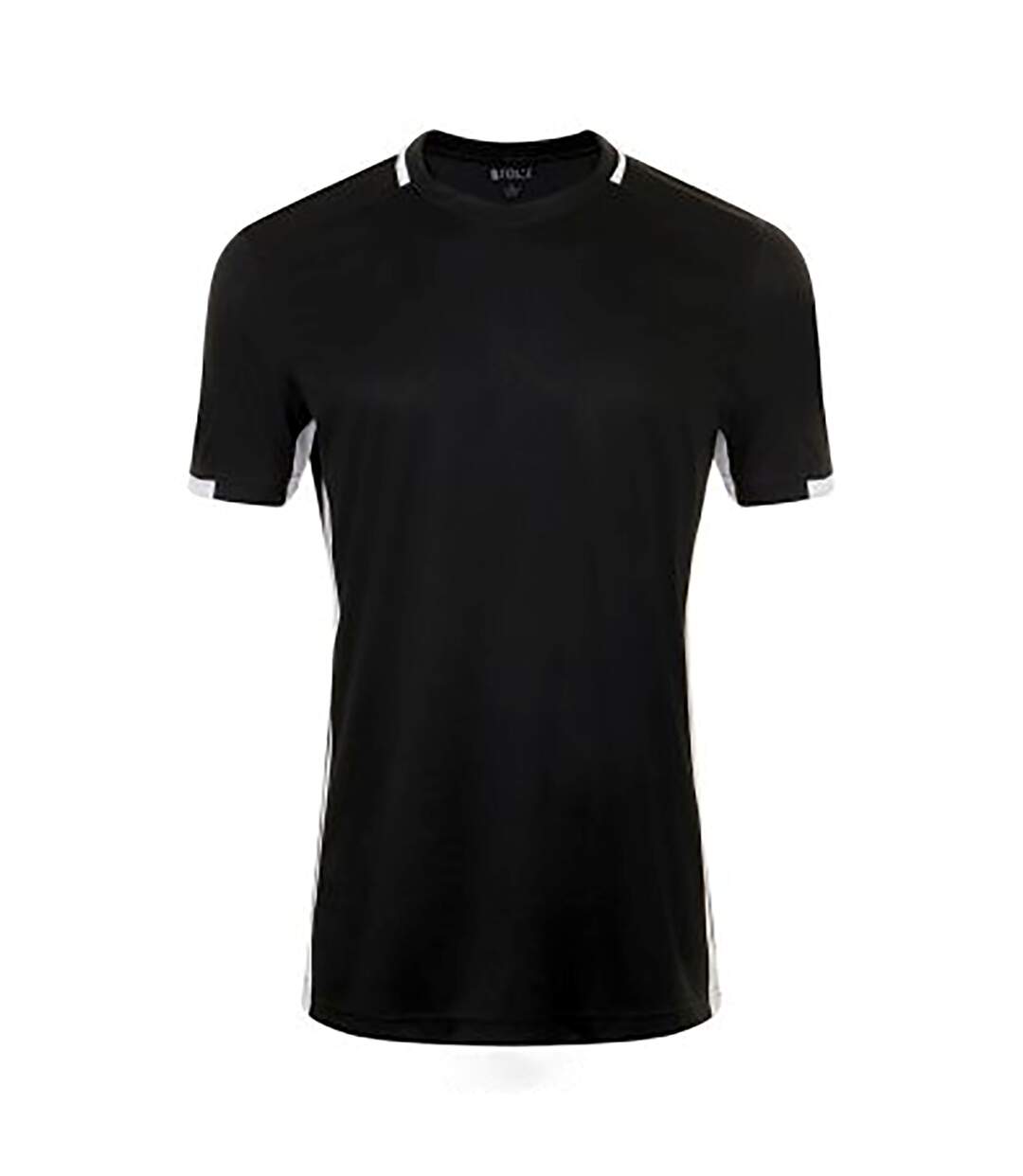 Classicot-shirt de football homme noir/blanc SOLS