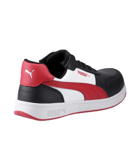 Baskets de sécurité frontcourt homme noir / blanc / rouge Puma Safety