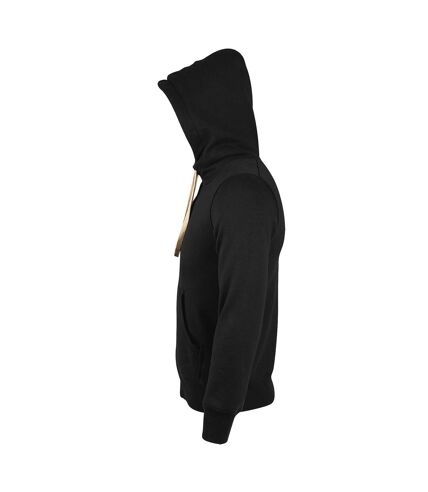 SOLS Sherpa Unisex Zip-Up Hooded Sweatshirt / Hoodie (French Navy)