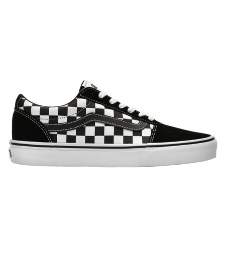 Baskets Motif/style À Carreaux Ward Femme Noir Blanc Vans
