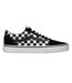 Baskets Motif/style À Carreaux Ward Femme Noir Blanc Vans-1