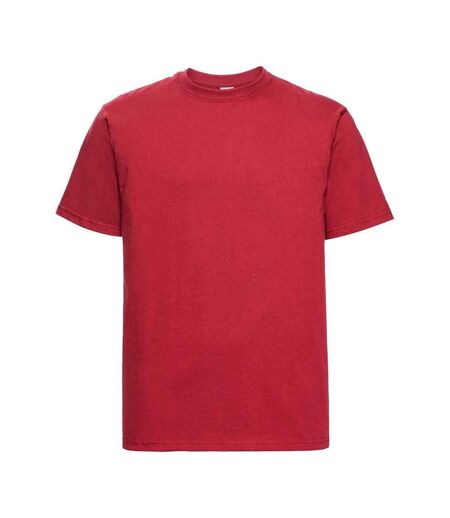 T-shirt Homme Rouge Classique Russell