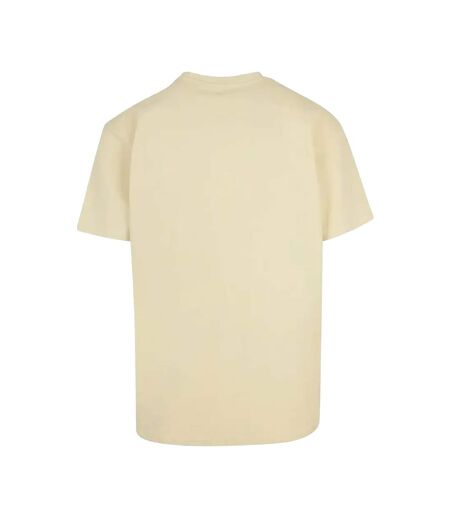 Mens Los Angeles College Oversized T-shirt Jaune Tendre Mister Tee