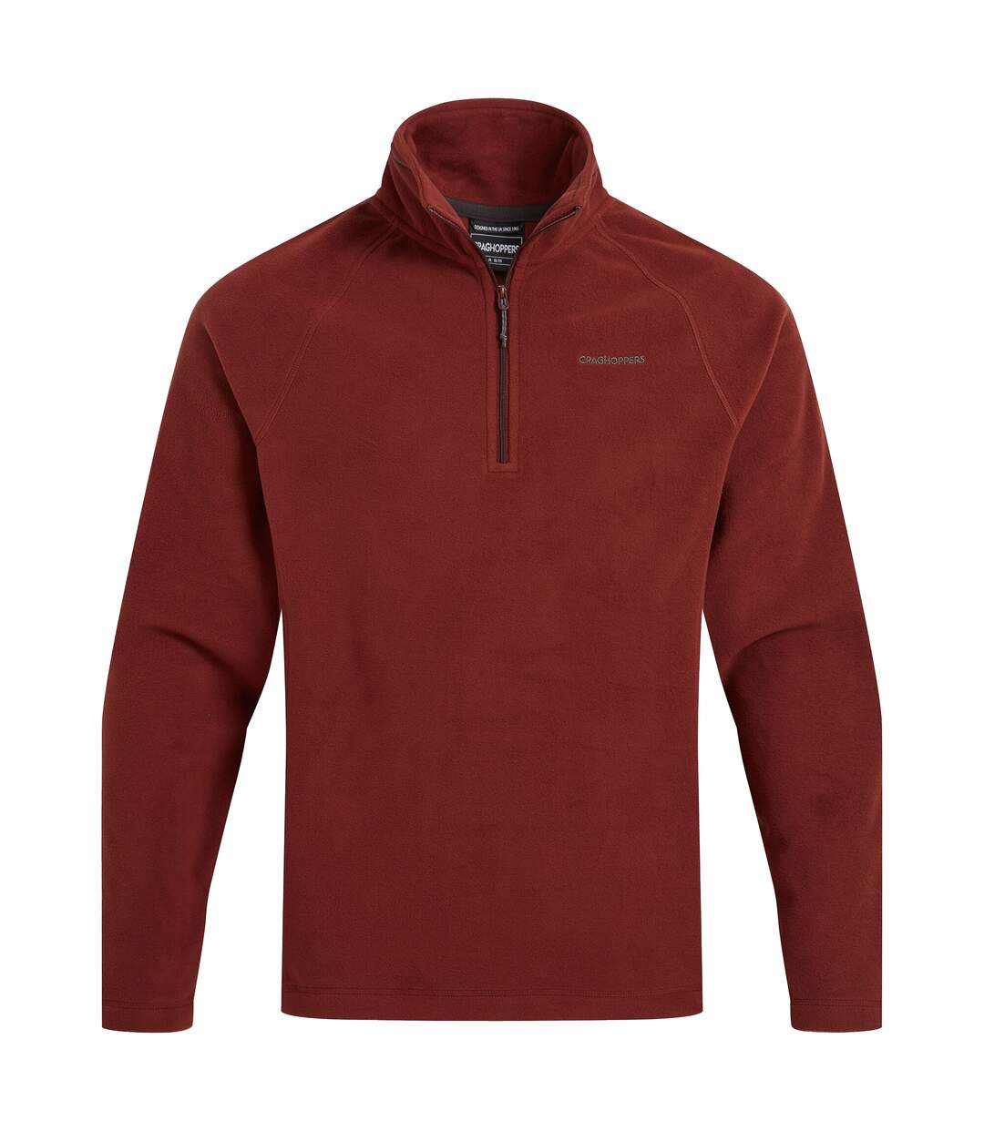 Mens corey vi half zip fleece top axinite red Craghoppers-1