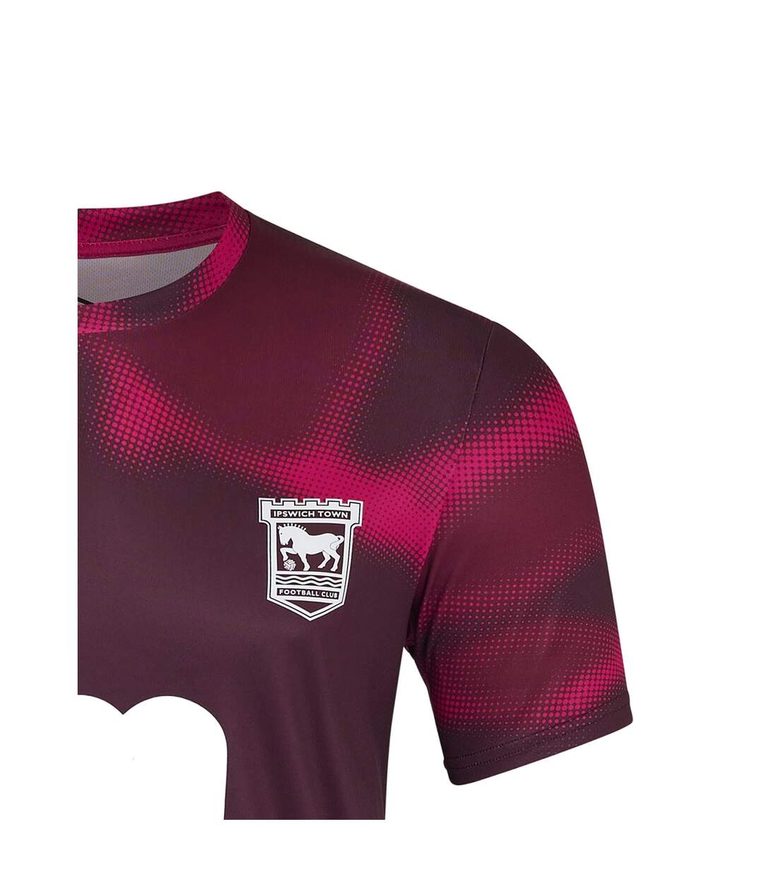 Unisex Adult 24/25 Ipswich Town Fc Short-sleeved Jersey Fig New Claret Beetroot Umbro-3