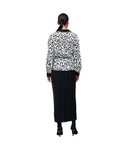 Blouse Motif/style À Nœud Femme Noir Crème French Connection
