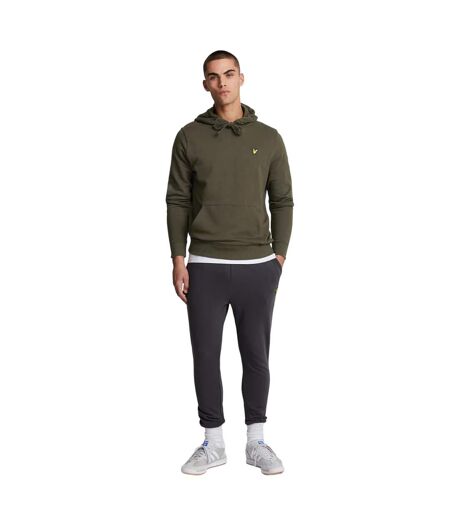 Mens pullover hoodie olive Lyle & Scott