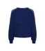 Pull Bleu Femme Pieces Nibe - L