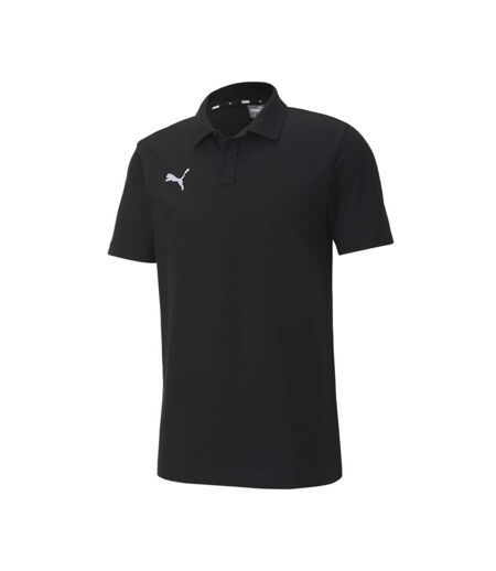 Polo noir homme puma teamgoal