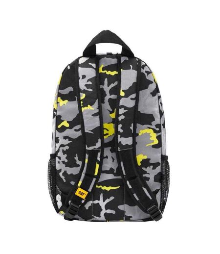Sac À Dos Motif/style Camouflage Benson Taille Unique Noir Gris Caterpillar