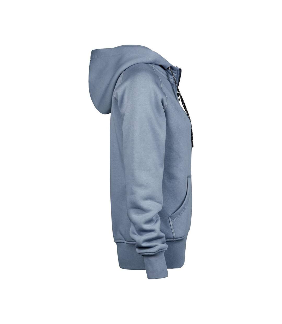 Tee Jays Womens/Ladies Full Zip Hooded Sweatshirt (Flint Stone)