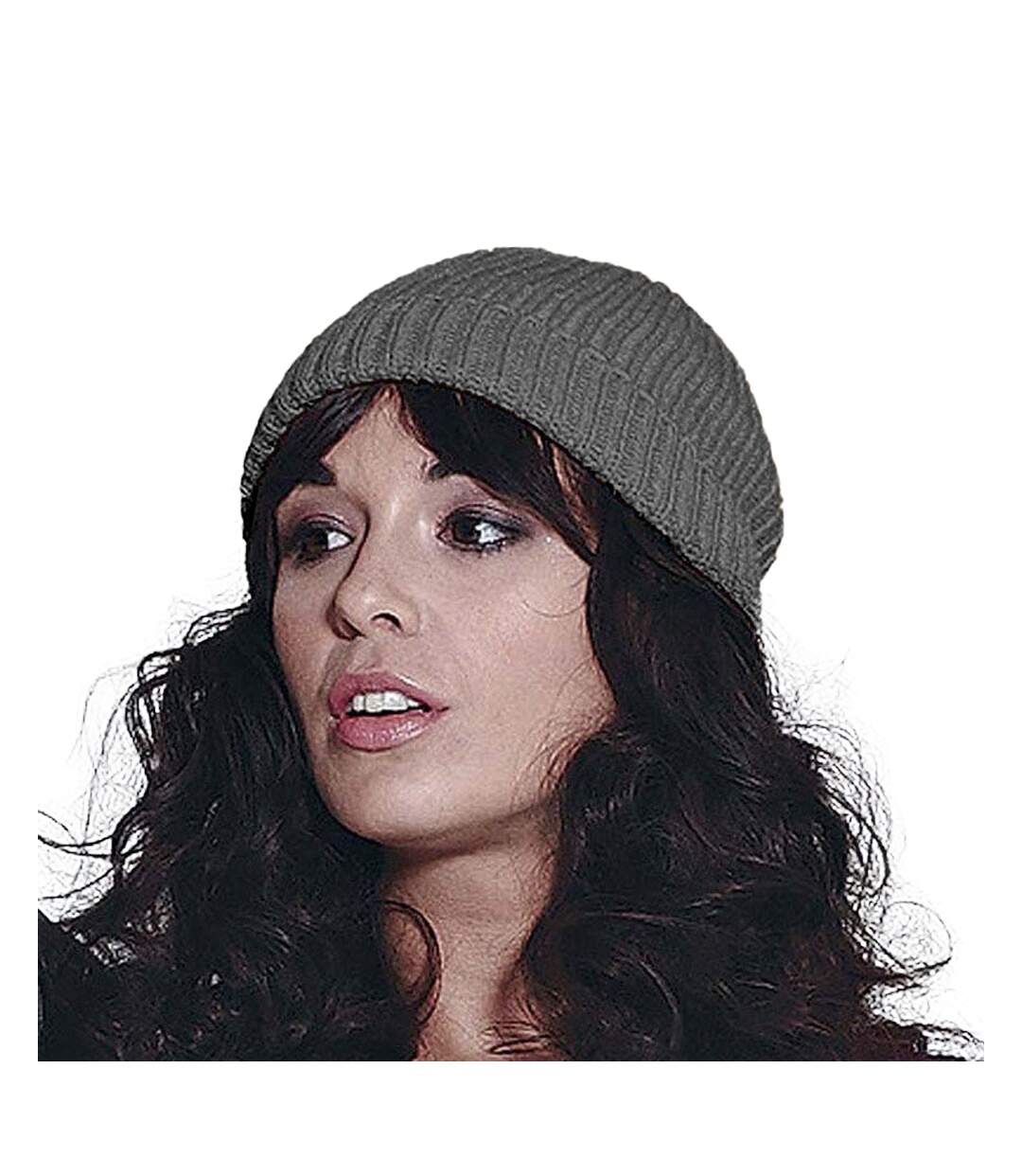 Beechfield Unisex Retro Trawler Winter Beanie Hat (Smoke Grey) - UTRW246-2