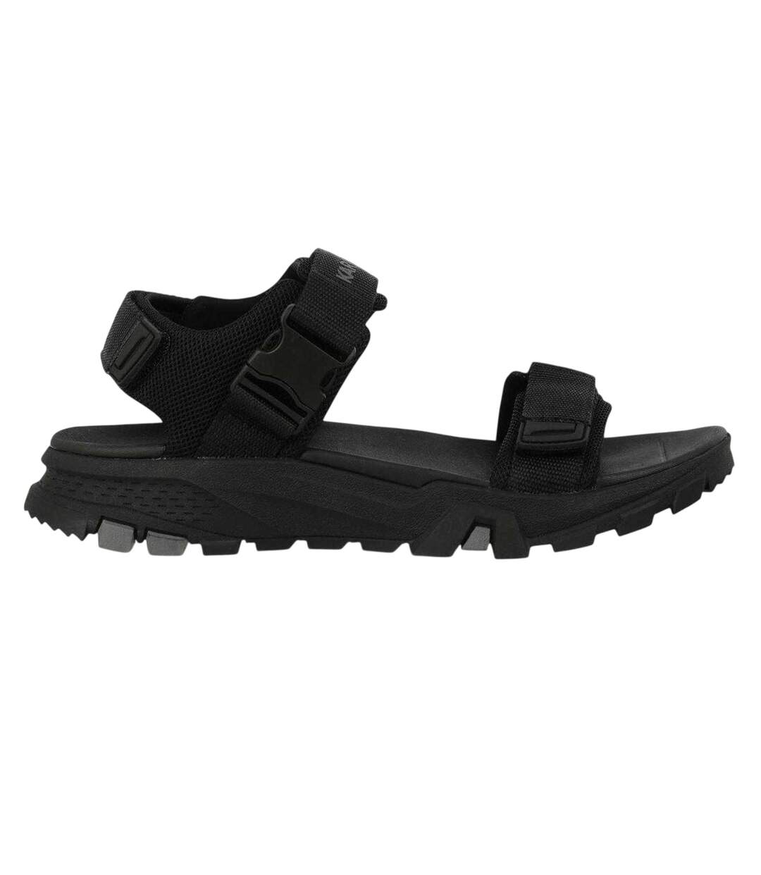 Womens/ladies Cannes Mesh Adjustable Strap Walking Sandals Black Karrimor-1