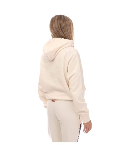 Womens/ladies ex ray recycled cotton hoodie white Heron Preston