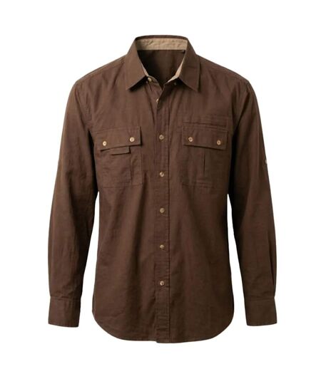 Chemise à carreaux en popeline 021058U001