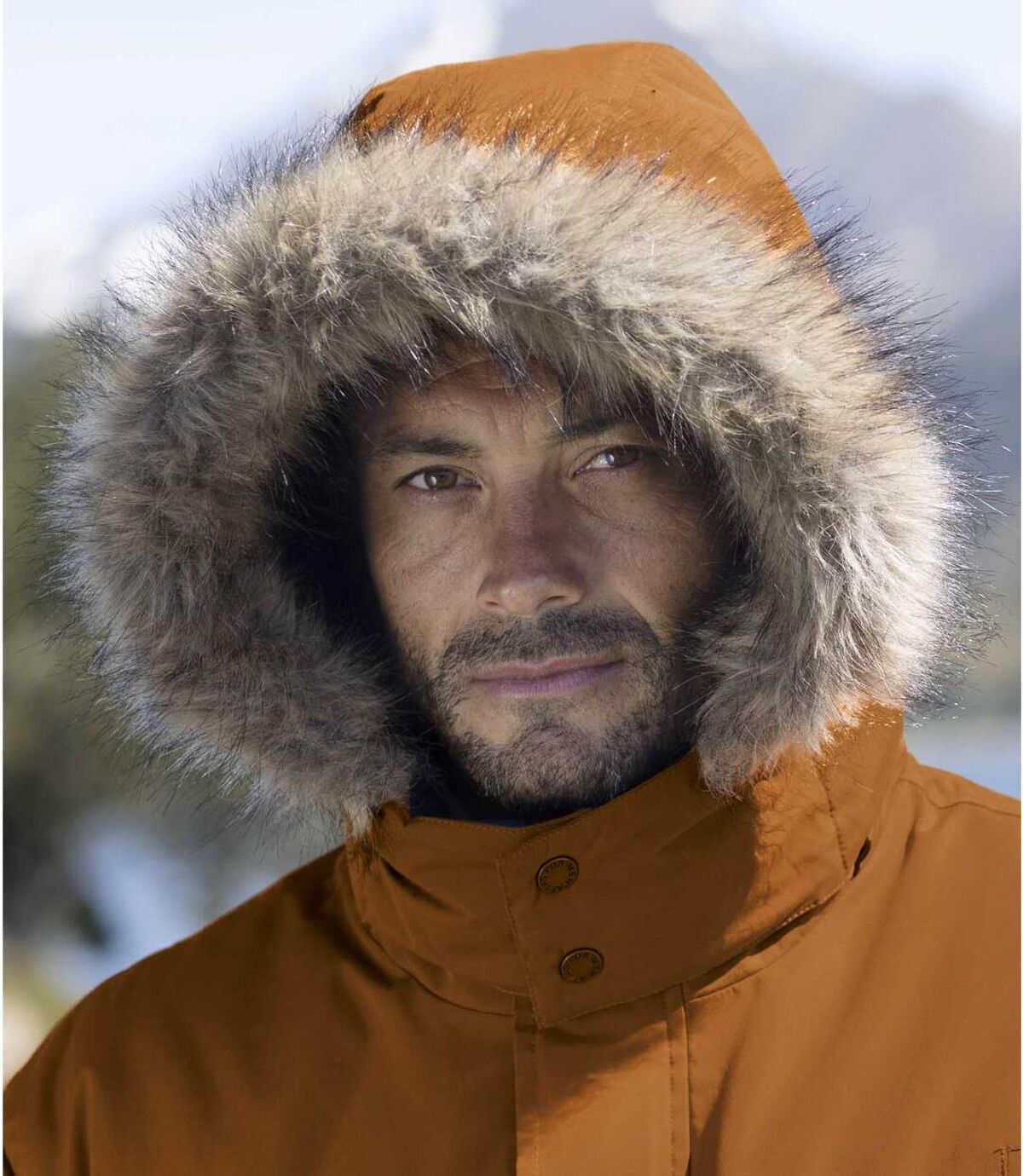 Sokzsebes Mountain Expedition parka levehető kapucnival Atlas For Men