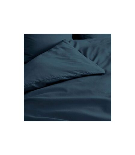 Housse de Couette Percaline 220x240cm Bleu Nuit