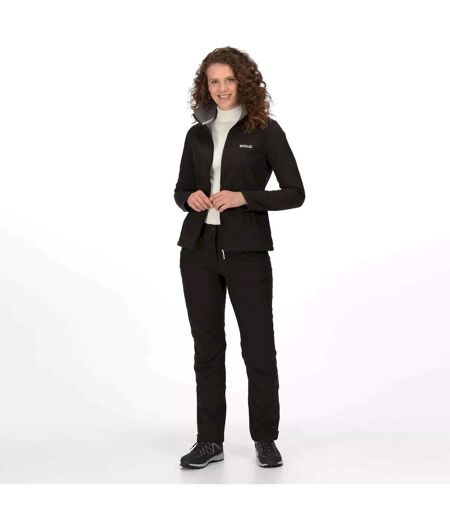 Softshell Ii Pantalon De Randonnée Femme Coupe Courte Noir Regatta