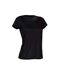 T-shirt Active Femmes Noir Stedman-1