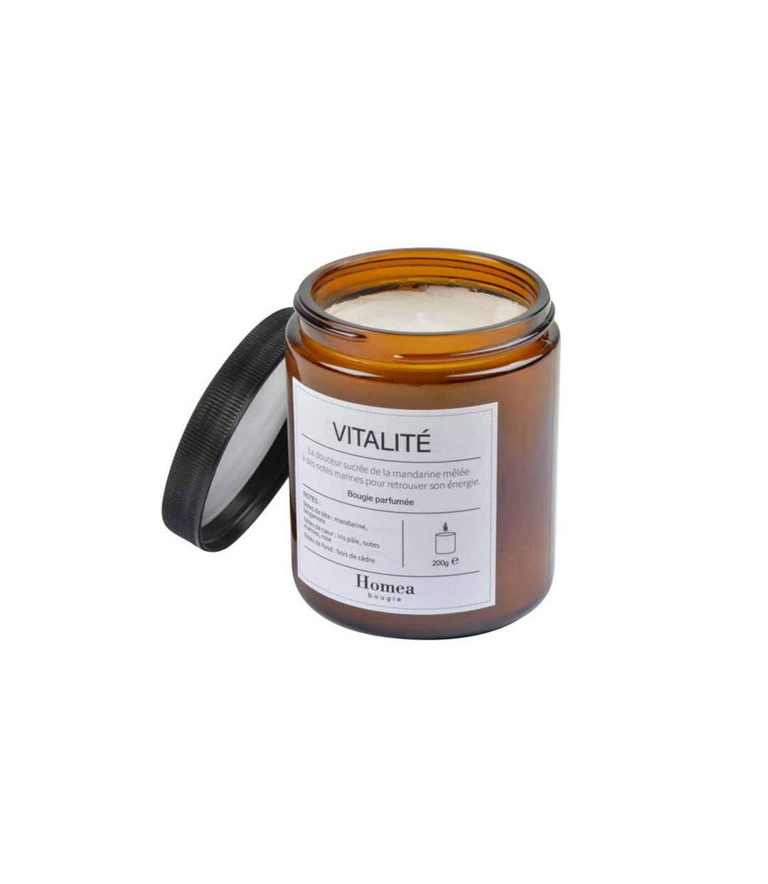 Bougie Verrine Parfumée Apothicaire 200g Vitalité-1