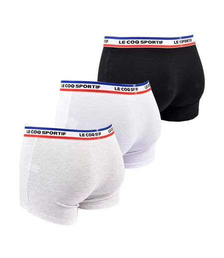 Lot de 3 boxers blanc/gris/noir homme le coq sportif boxer - l