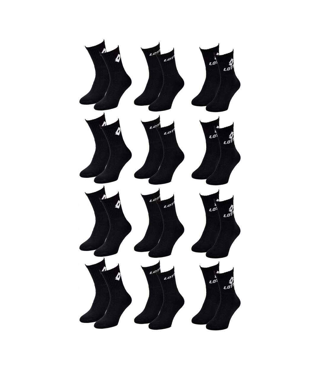 Chaussettes Homme LOTTO - Pack de 12-2
