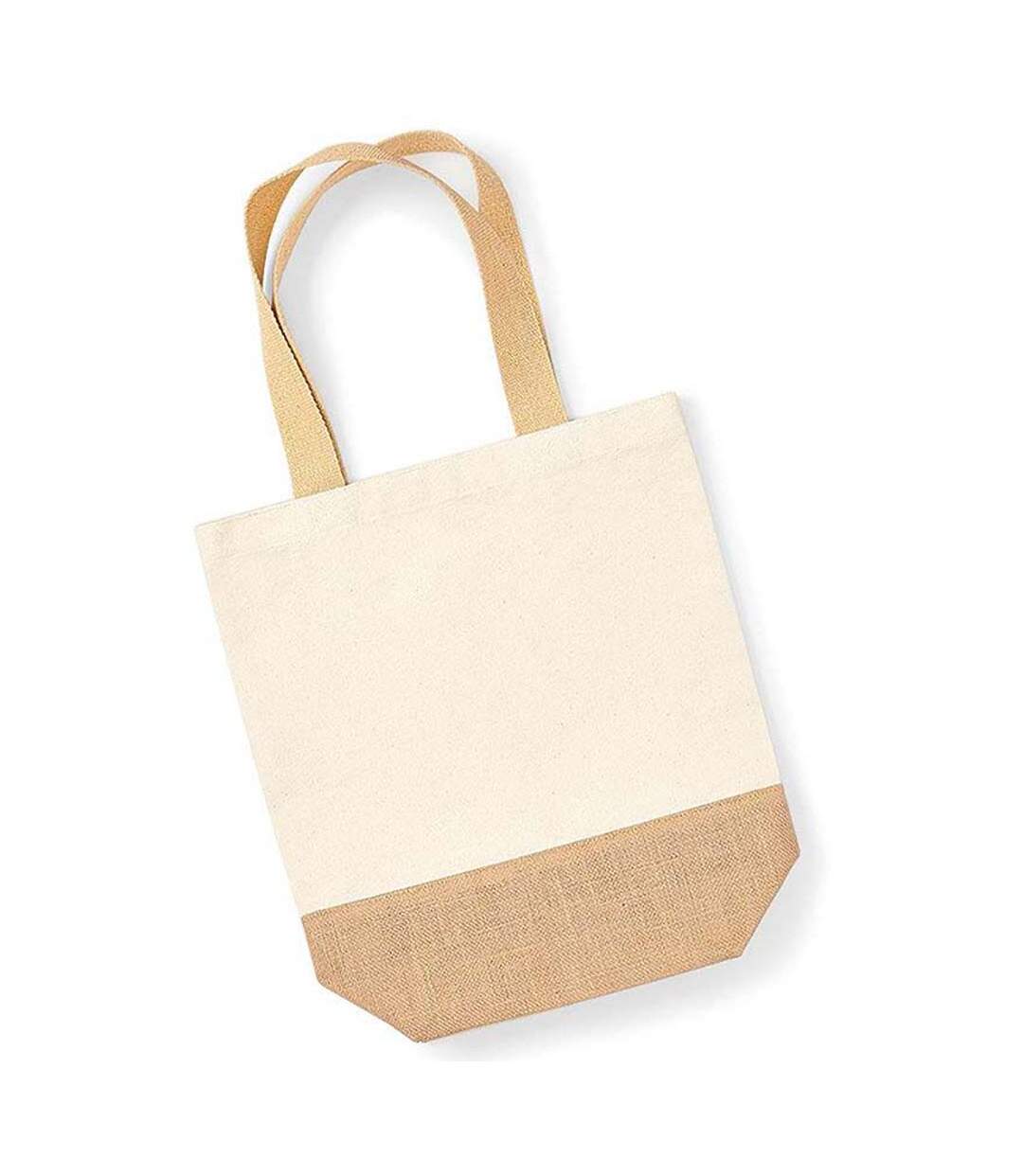 Sac de courses jute base taille unique beige Westford Mill