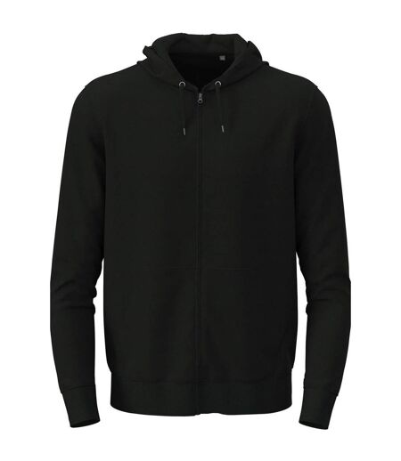 Unisex Adult Classic Full Zip Hoodie Black Opal Stedman